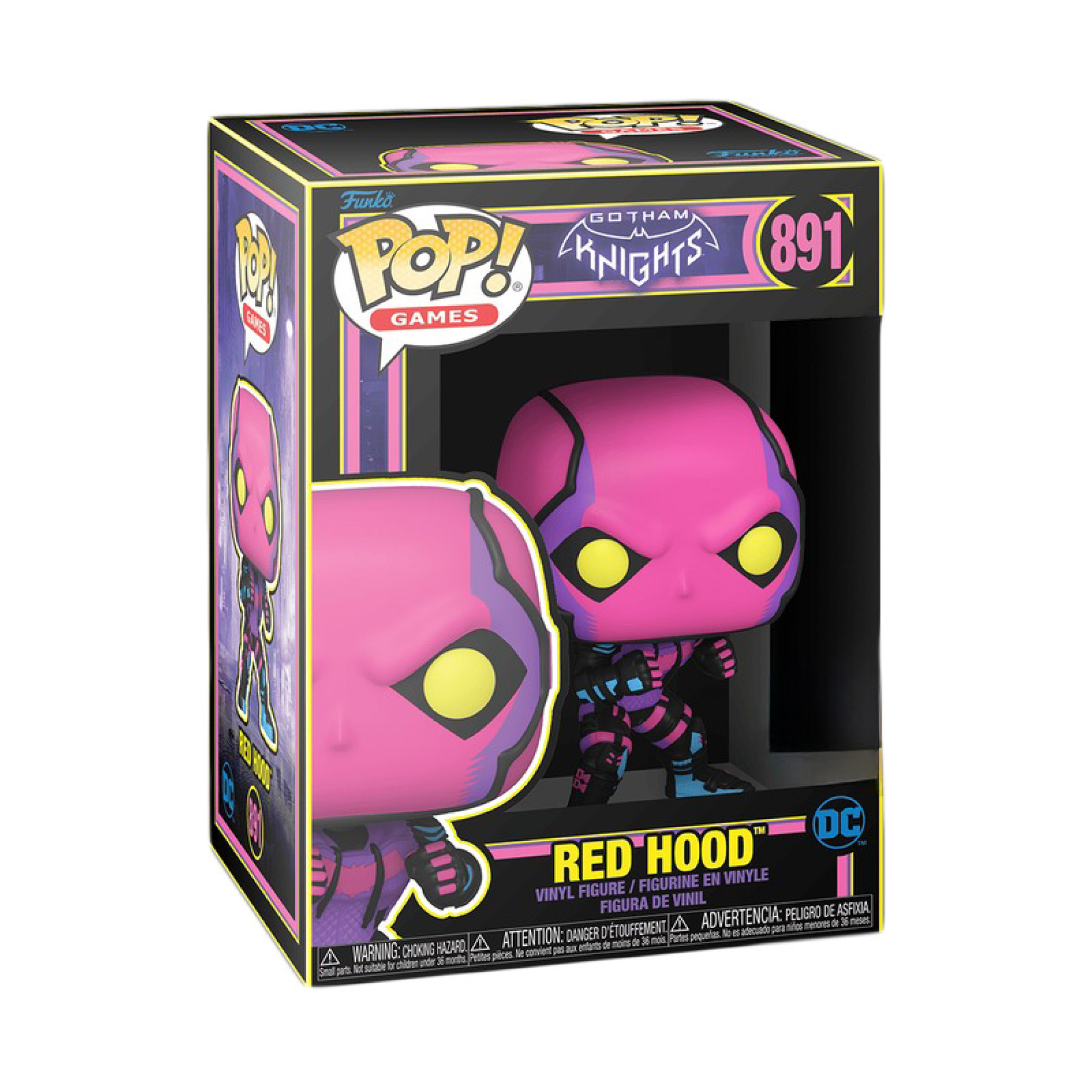 Red Hood Blacklight Gotham Knights Funko Pop! Exclusive